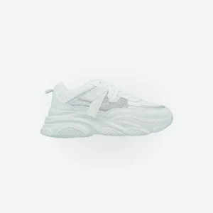 Damen-Sneaker mit Glitzerdetails und klobiger Sohle