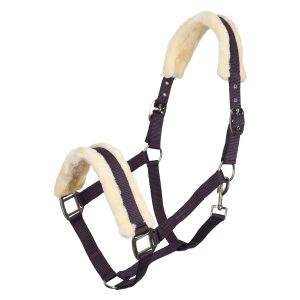 Headcollar Classic Fur, grimma med fuskpäls