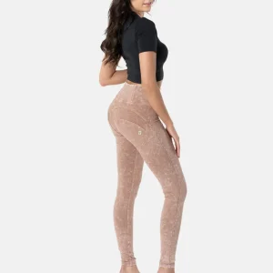 WR.UP Push-Up High Waist Skinny Pant Marble Washed - Roebuck Pink