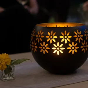 Lampa med blommor och doftspridare – Fleuris