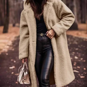 Damtrenchcoat med bälte och dubbelknäppning – Clara