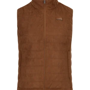 Bodywarmer Michelina, ridväst fuskmocka