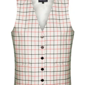 Classic Tattersall Check Waistcoat, engelsk twillväst