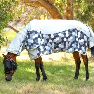 Field Relief Waterproof Fly Rug with Detachable Neck, vattentätt flugtäcke avtagbar hals