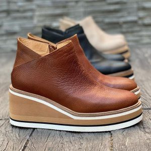 Bekväma platåstövletter - Mira Höstmagin