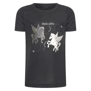 Kids T-shirt Star Sky, t-shirt med glitter