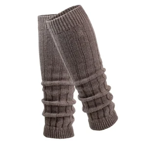 Minfot Benvärmare Ull Brun Melange 1-pack