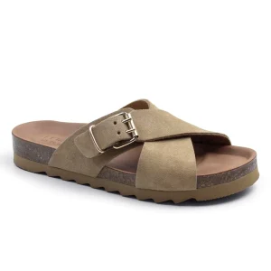 Minfot Cross Sandaler Dam Mocka Sand