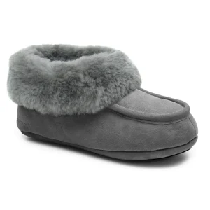 Minfot Fårskinnstofflor Hemse med sula Grafit Grå