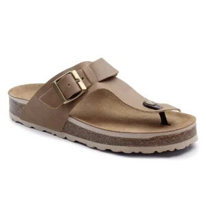 Minfot Noa Tåsandaler Läder Primo Soft Beige