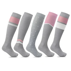 Minfot Stödstrumpor Bambu Rosalin 5-pack