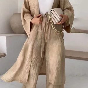 Tvådelat relax-set med väst och byxor – Höstmagin Alizéa