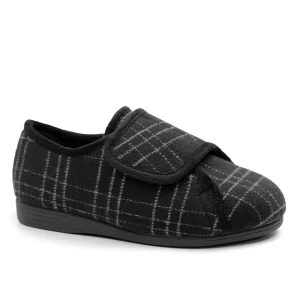 Salemedical Specialskor Herr Strap Rutig Svart