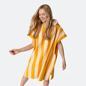 Randig Gul Badponcho