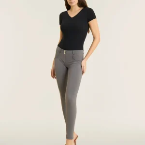 WR.UP Push-Up Regular Waist Skinny Sculpt Tech Leggings - Volcanic Glass Gray