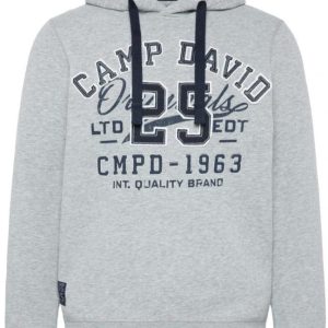 Retro Huvtröja, Grå