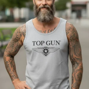 "Truck" Ärmlös t-shirt, Grå