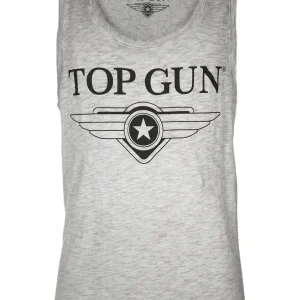 "Truck" Ärmlös t-shirt, Grå fläckig