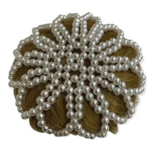 Beaded Bun Cover, smyckat hårband