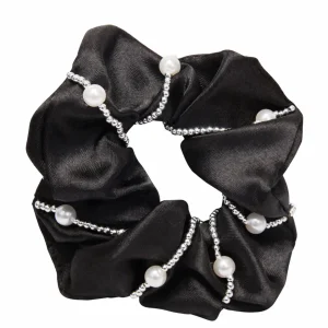 Hair Elastic Crystal Pearl, dekorerad hårsnodd