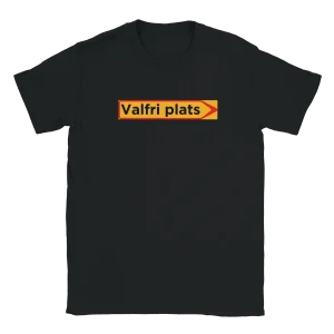 Designa din egen t-shirt - vägskylten