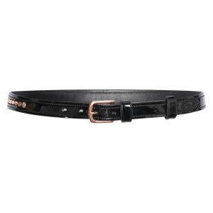 Belt Olania Sparkle, smalt läderbälte