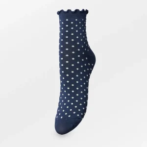 Dotted Frilla Short Sock