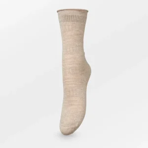 Lucretia Wola Sock - Dark Beige Melange
