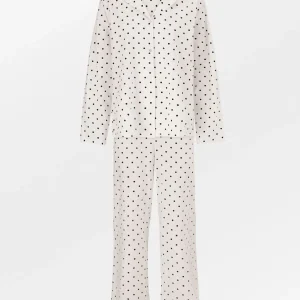 Dot Pyjamas Set - Black