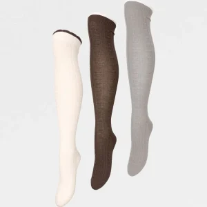 Scallop Knee Sock 3 Pack