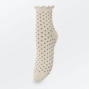 Dotted Frilla Short Sock