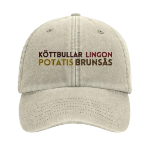 Köttbullar Lingon Potatis Brunsås - Vintagekeps