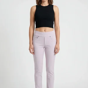 N.O.W. Yoga Mid Waist Wide Leg Pant - Orchid Ice Pink
