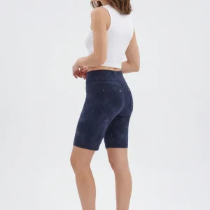 N.O.W. Yoga Mid Waist Shorts Shorts - Dip Dye Blue