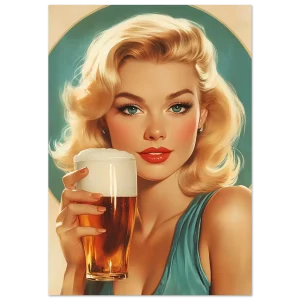 Öl i Vintagestil - Poster
