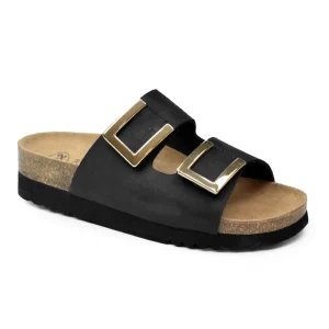Scholl Monterey Sandaler Dam Svart Guld