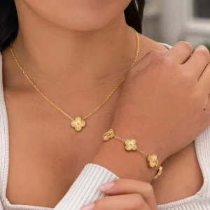 Stilfullt Klaver-smyckeset – Aurora