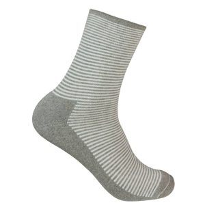Doktorn Rekommenderar Strumpor Diabetic Randig Grå