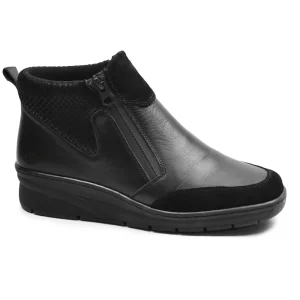 Minfot Hilma Boots med Dragkedja TEX-membran Svart