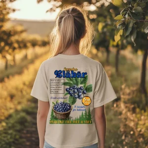 Vintage Svenska Blåbär - T-shirt
